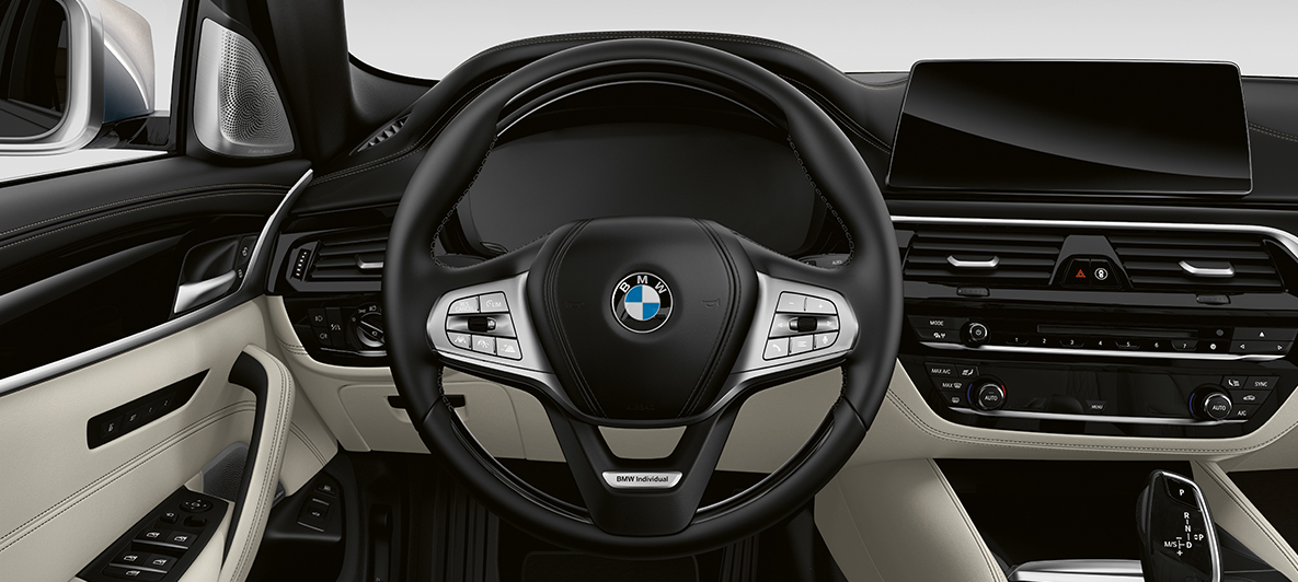 BMW Individual stuurwiel BMW 5 Serie Touring BMW Individual BMW 5 Serie Touring G31 vooraanzicht stuurwiel