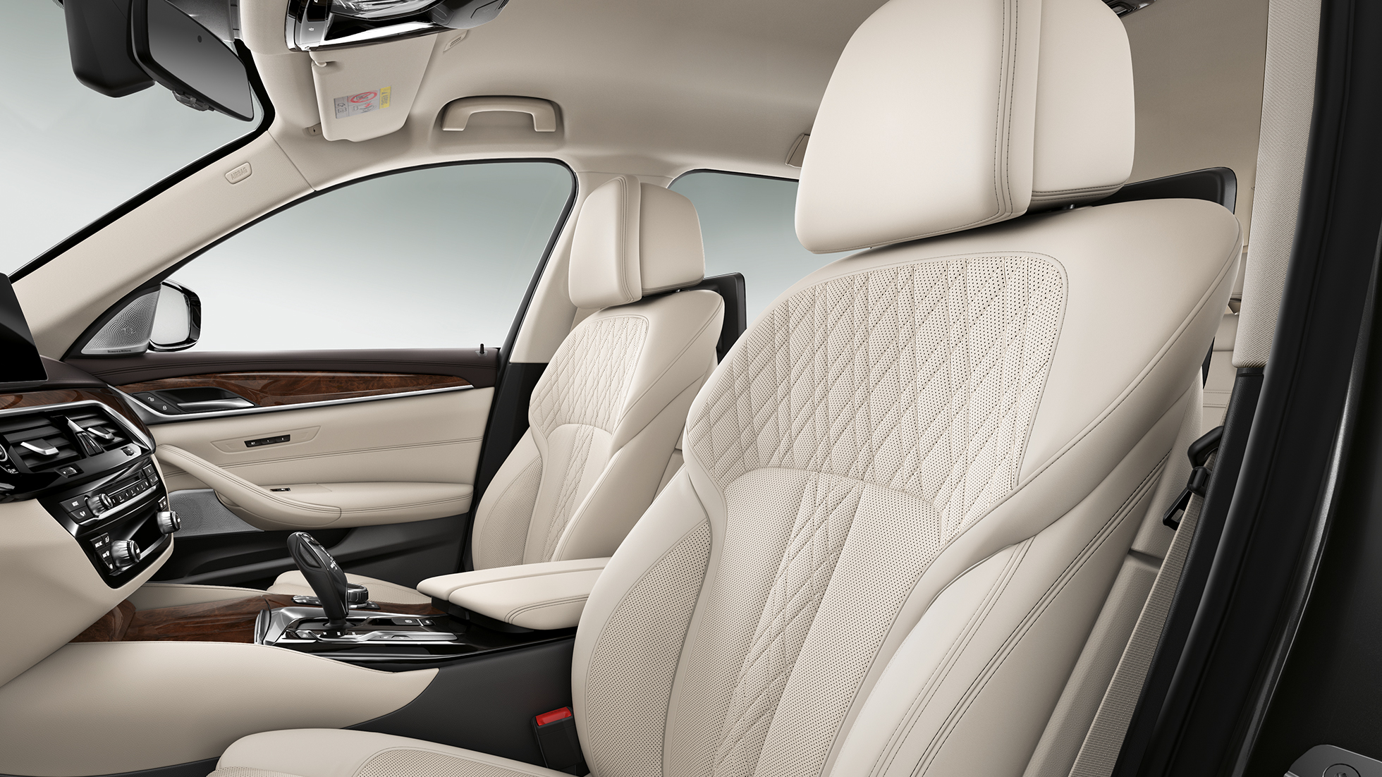 Luxury Line bekleding BMW 5 Serie Touring Luxury Line BMW 5 Serie Touring 540i xDrive Touring G31 Sophistograu Brillanteffekt metallic bekleding