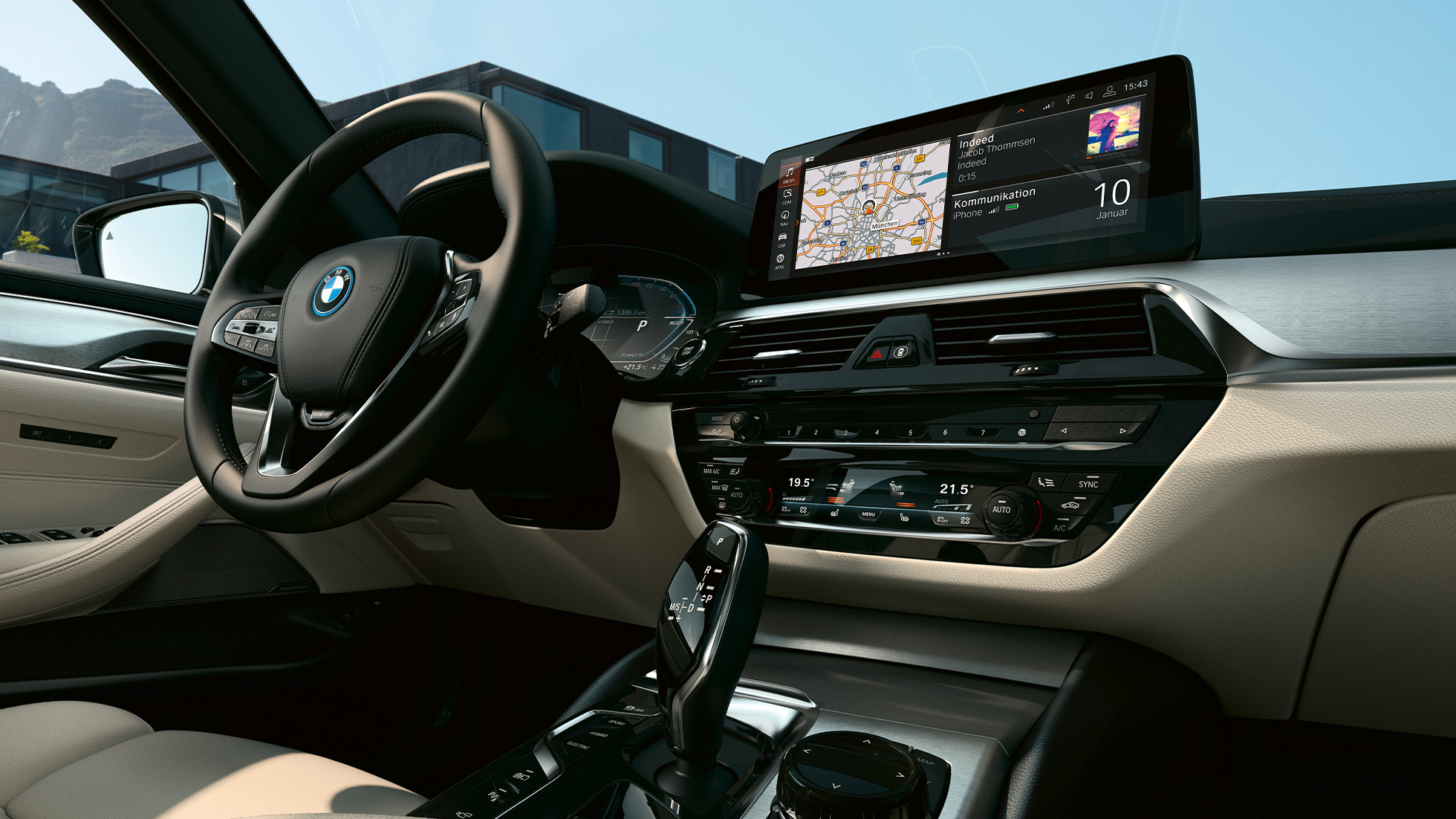 Cockpit BMW 5 Serie Touring G31 Cockpit BMW 5 Serie Touring G31 facelift Sophistograu interieur
