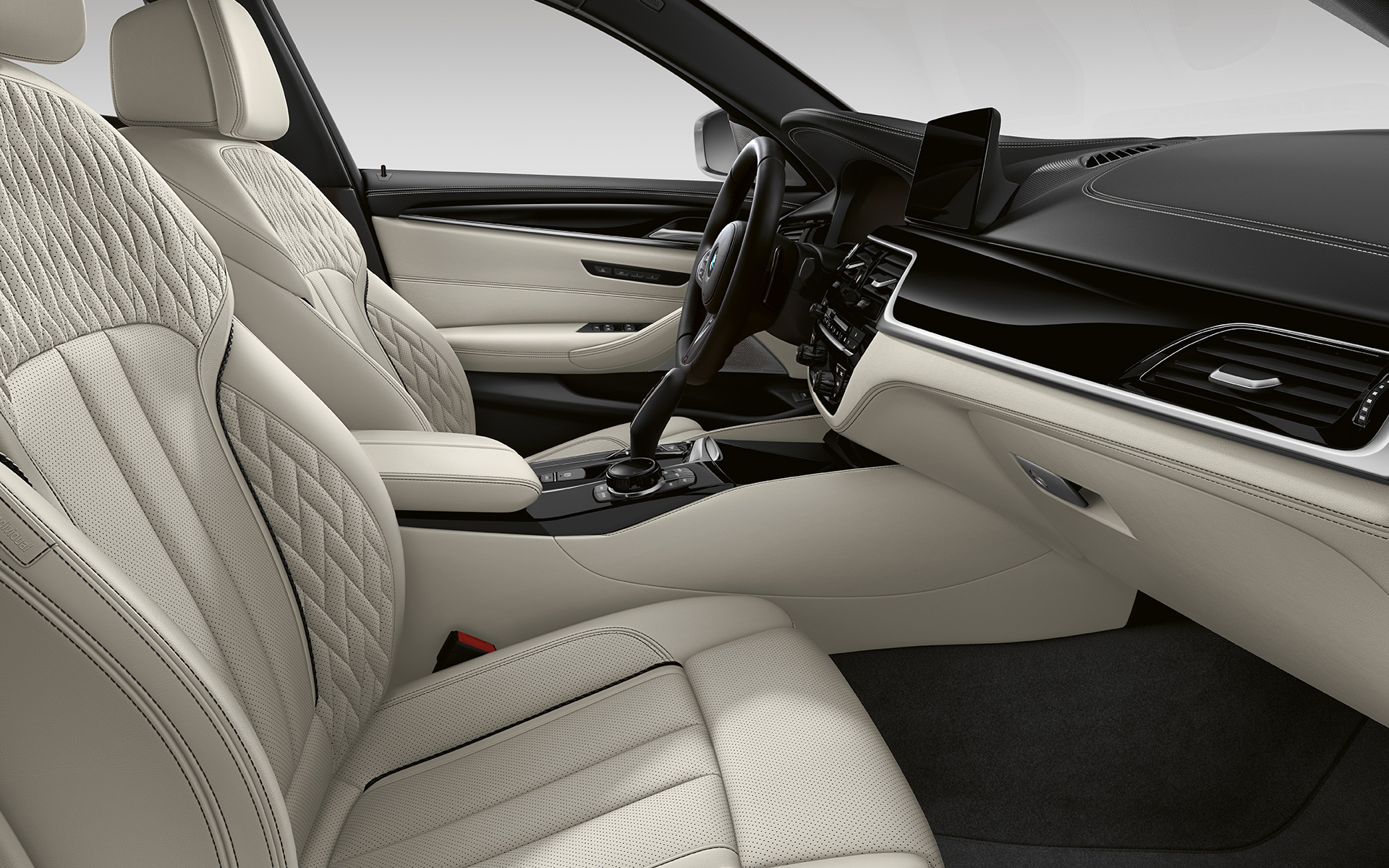 BMW 5 Serie Touring G31 LCI interieur in BMW Individual vollederuitrusting Merino Caramel BMW 5 Serie Touring G31 facelift interieur in BMW Individual vollederuitrusting Merino Caramel