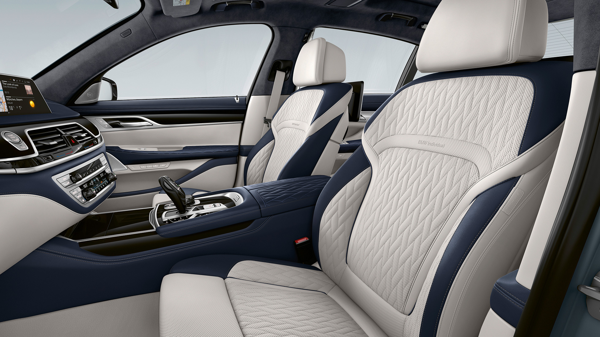 BMW 7 Serie Sedan M Sportpakket, lederen bekleding BMW 7 Serie Sedan M Sportpakket, lederen bekleding Dakota Schwarzt
