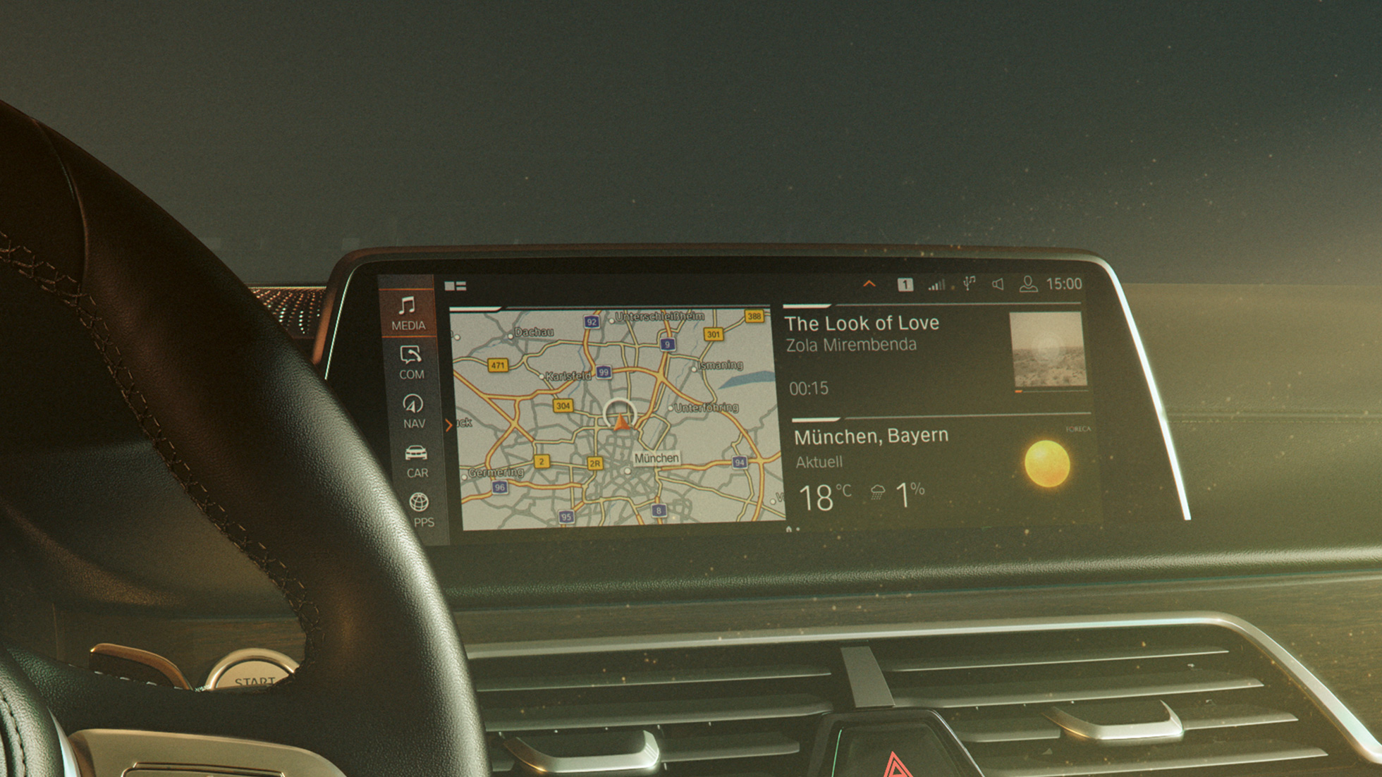 BMW Operating System 7.0 BMW 7 Serie Sedan: BMW Operating System 7.0 op Control Display