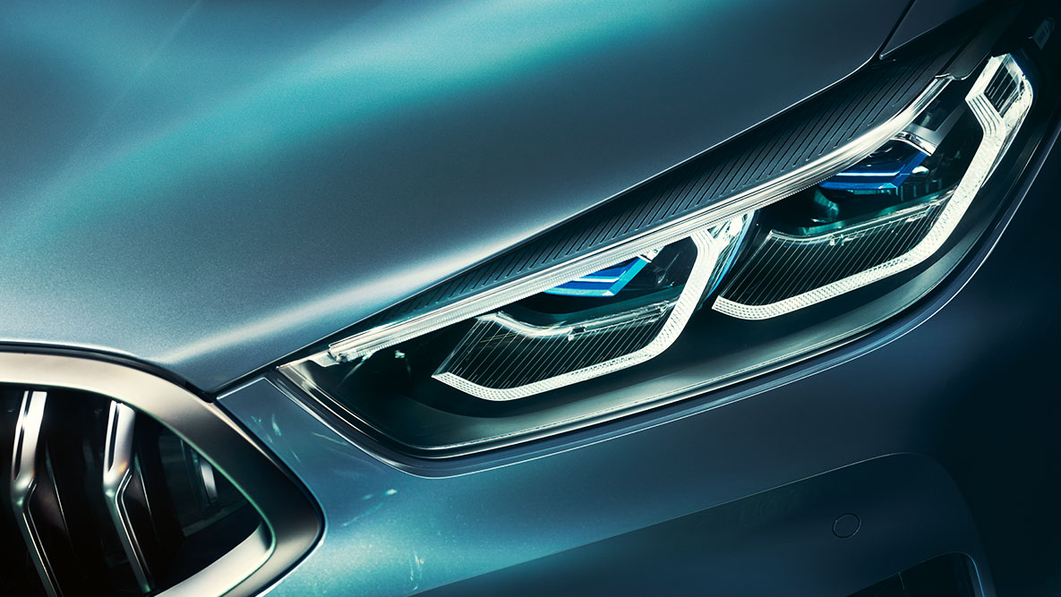 De BMW 8 Serie Coupé, BMW Laserlight BMW Laserlight aan de voorzijde van de BMW 8 Serie Coupé