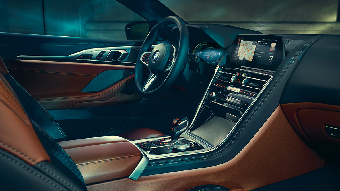 De BMW 8 Serie Coupé, interieur Interieur van de BMW 8 Serie Coupé