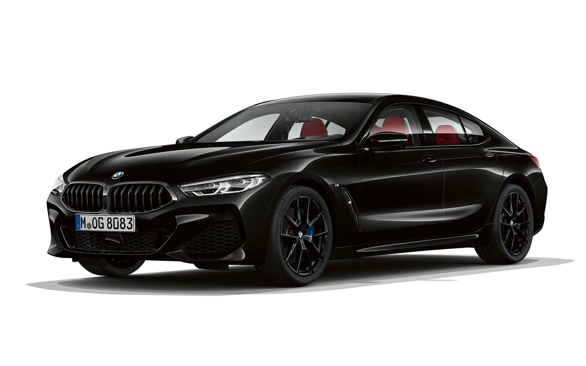 Dark Seduction driekwart vooraanzicht BMW 8 Serie Gran Coupé, Dark Seduction driekwart vooraanzicht