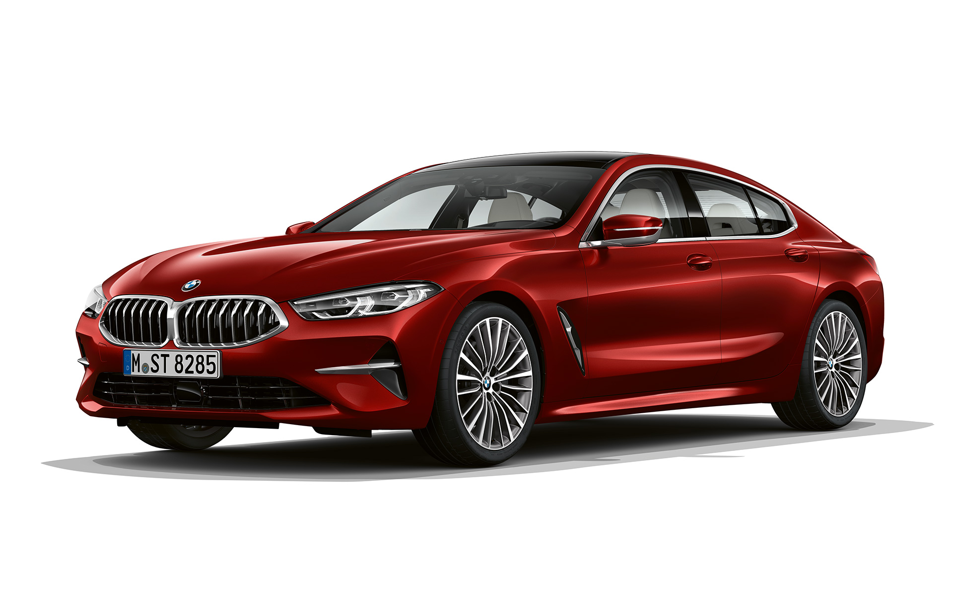 Impulsive Heat driekwart vooraanzicht BMW 8 Serie Gran Coupé, Impulsive Heat driekwart vooraanzicht