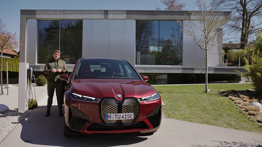BMW iX i20 elektrische SUV BMW Wallbox video BMW iX i20 elektrische SUV BMW Wallbox video