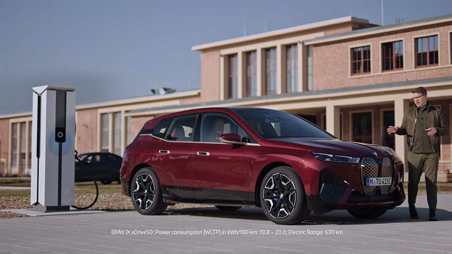 BMW iX i20 elektrische SUV BMW Charging video BMW iX i20 elektrische SUV BMW Charging video