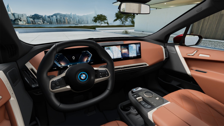 BMW iX i20 elektrische SUV interieur BMW iX i20 elektrische SUV interieur