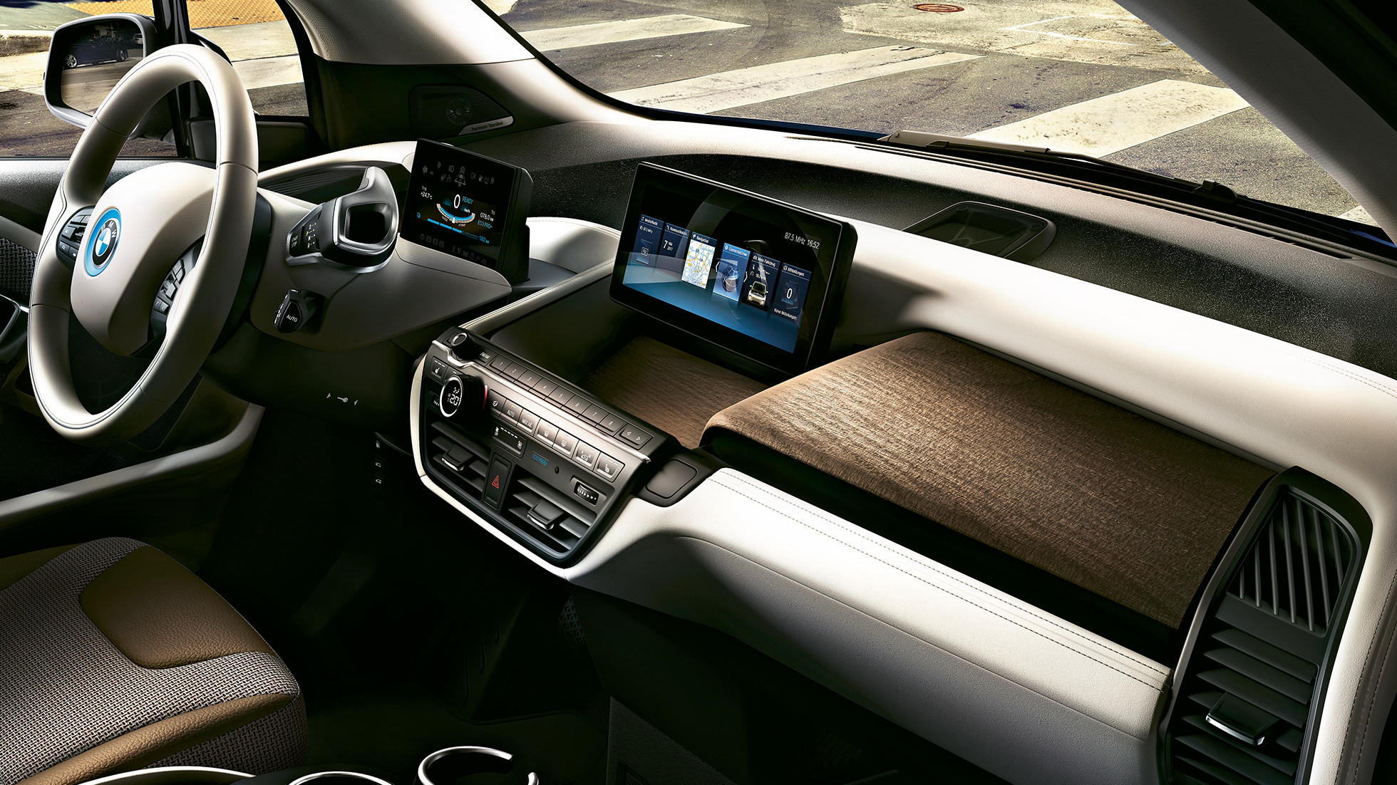 BMW i3 interieur BMW i3 interieur Control Display