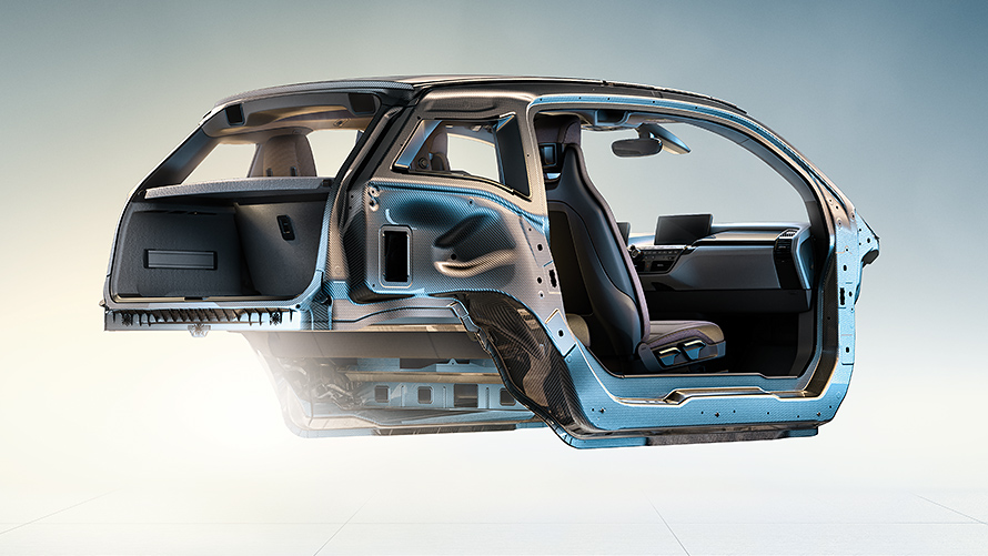 BMW i3 lichtgewicht De innovatieve carrosserie van de BMW i3 lichtgewicht Carbon