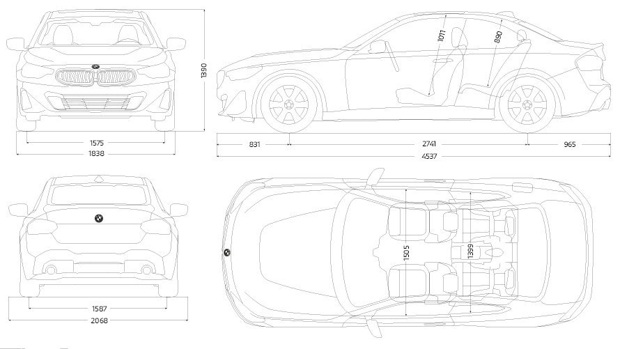 BMW M240i xDrive Coupé G42 BMW M240i xDrive Coupé G42 Saphirschwarz metallic