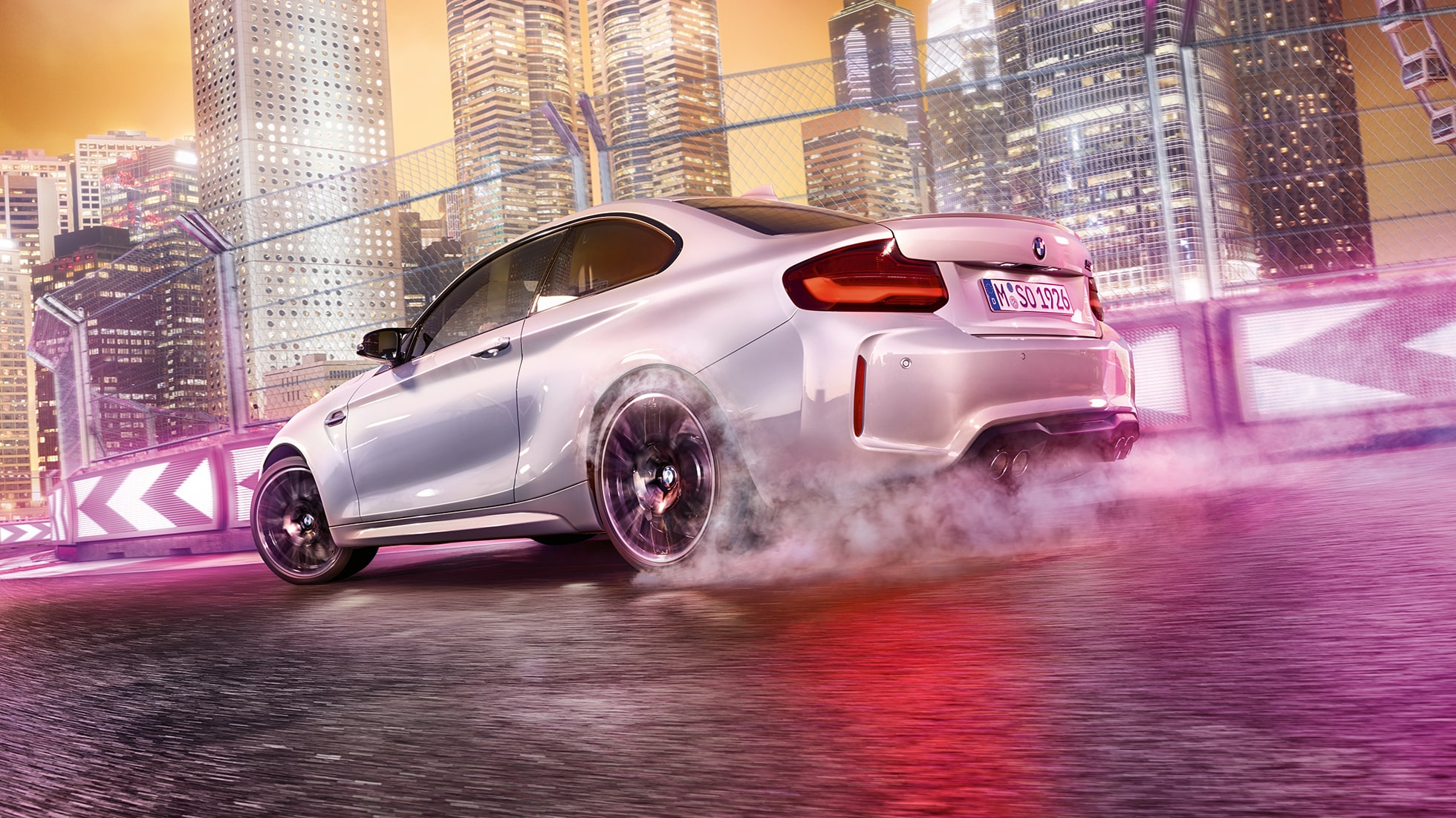 Autodesign BMW M2 Competition F87 Autodesign BMW M2 Competition F87 2018 Hockenheim Silver metallic driekwart achteraanzicht