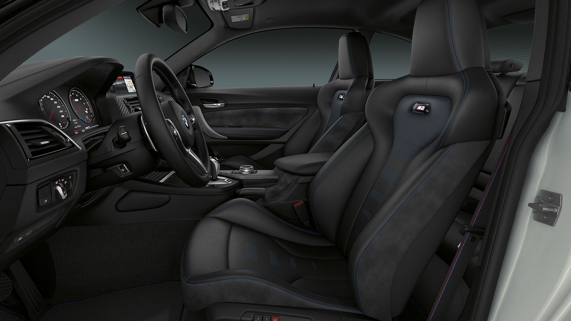 Bekleding BMW M2 Competition F87 Bekleding BMW M2 Competition F87 2018 Hockenheim Silver metallic interieur