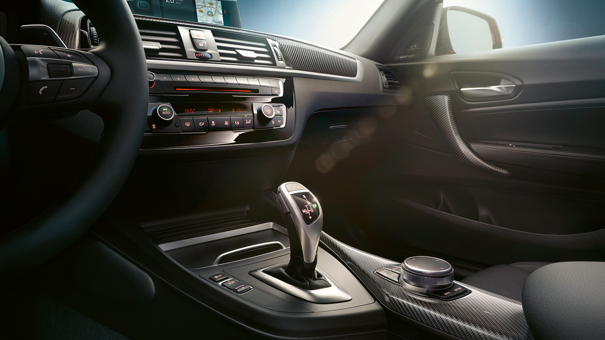 Transmissiehendel BMW M240i Coupé Transmissiehendel BMW M240i Coupé F22 2017 interieur