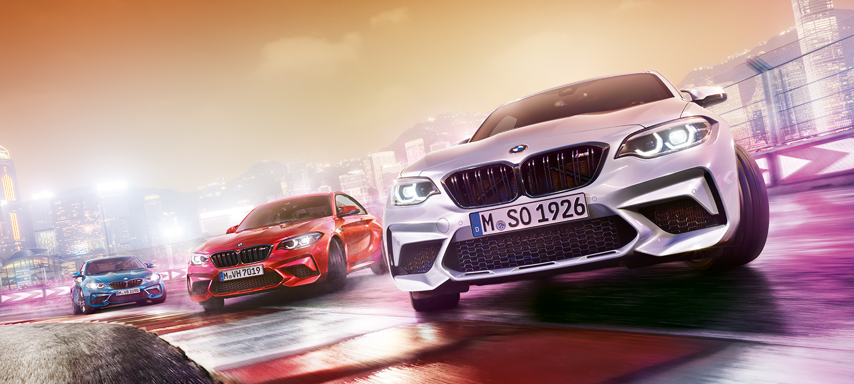 Design BMW M2 Competition Design BMW M2 Competition F87 2018 Hockenheim Silver metallic driekwart vooraanzicht