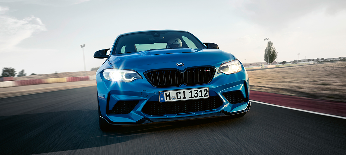 Design BMW M2 CS Design BMW M2 CS F87 Misano Blau metallic vooraanzicht