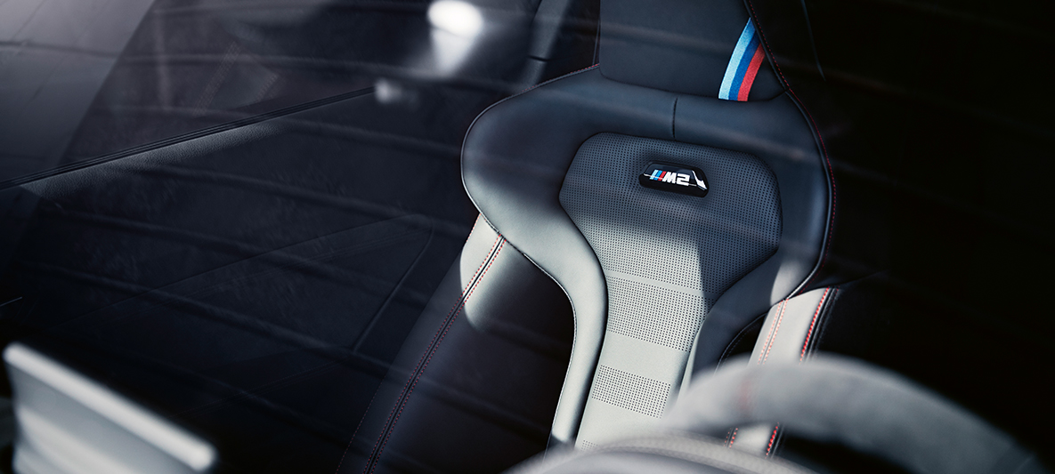 Sportstoelen BMW M2 CS Sportstoelen BMW M2 CS F87 Misano Blau metallic details