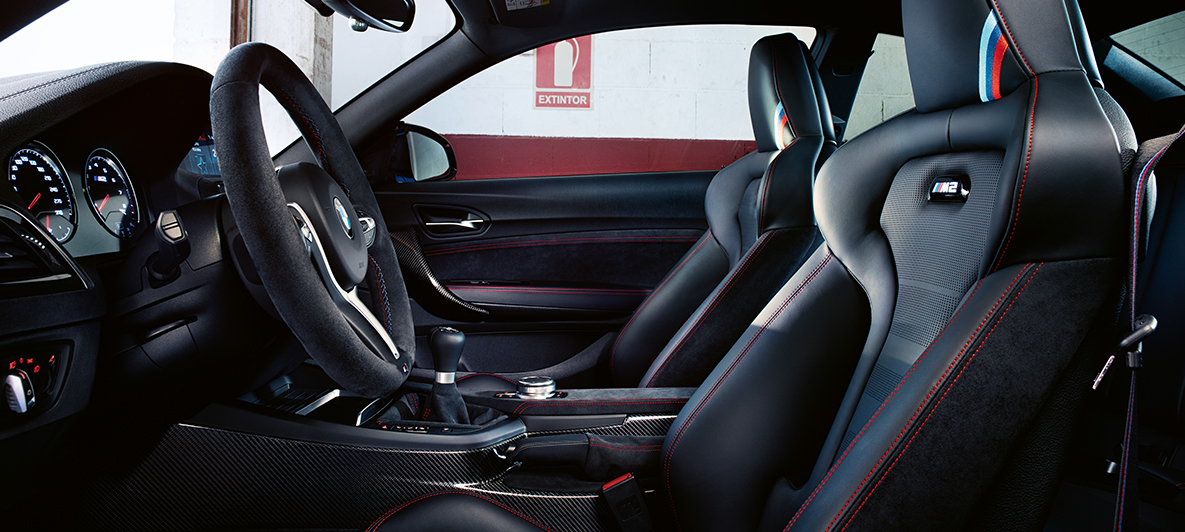 Interieur BMW M2 CS Interieur BMW M2 CS F87 Misano Blau metallic details