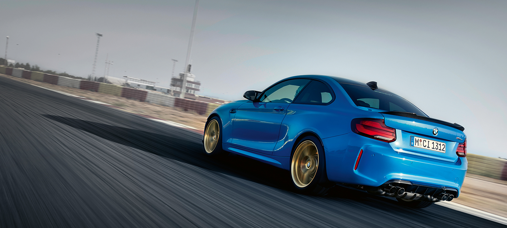 Modellen uitrustingen BMW M2 CS Modellen uitrustingen BMW M2 CS F87 Misano Blau metallic aanzicht