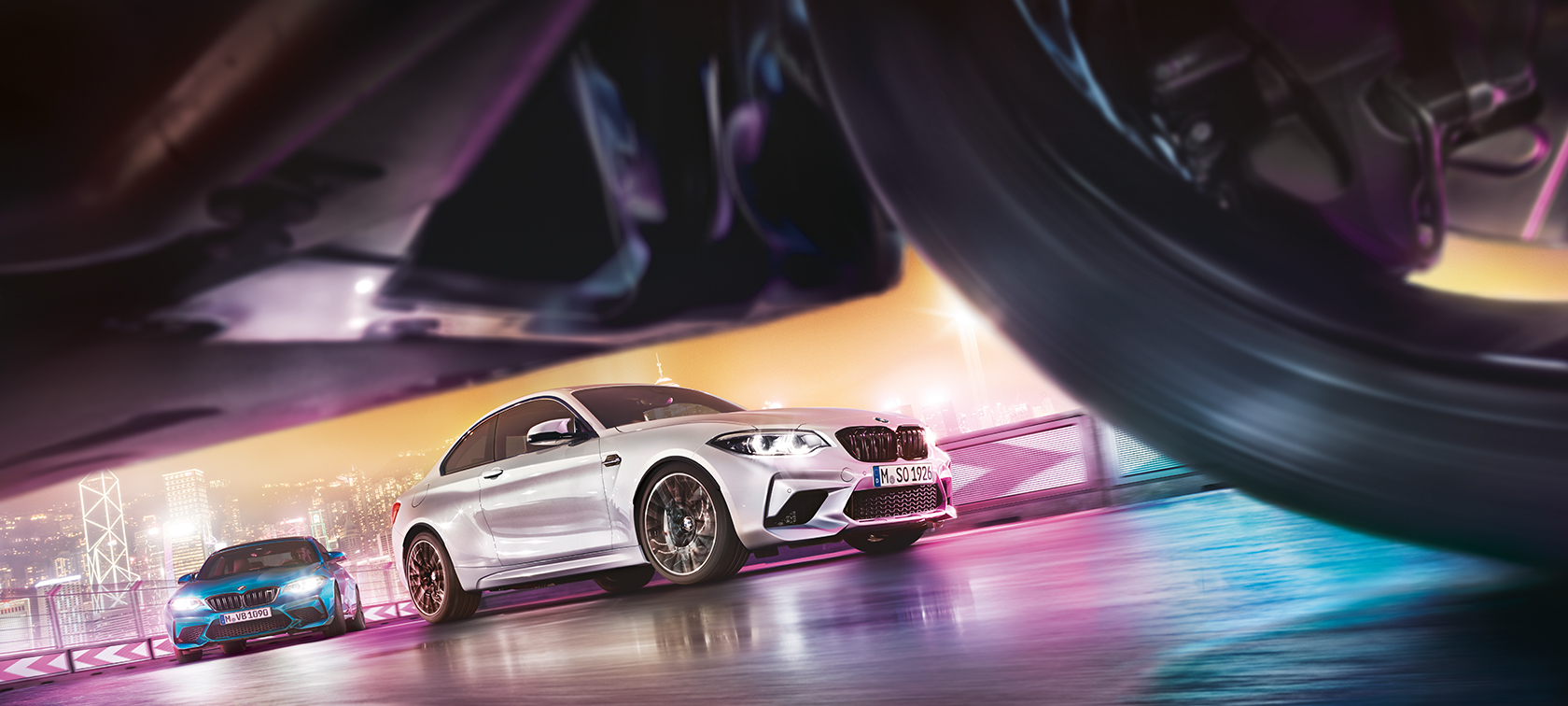Technische gegevens BMW M2 Competition Technische gegevens BMW M2 Competition F87 2018 Hockenheim Silver metallic 2020 BMW Individual zijaanzicht