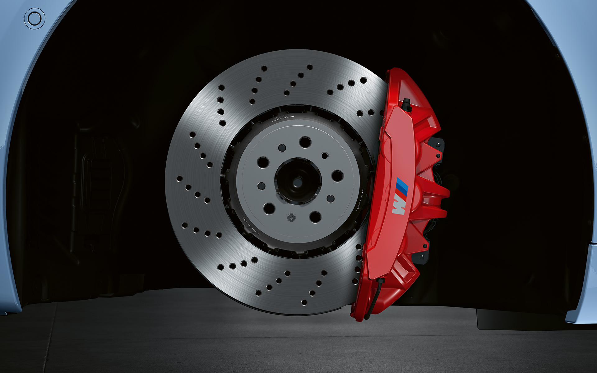 BMW M2 G87 M Compound schijfremmen, hoogglans rood M Compound schijfremmen, hoogglans rood BMW M2 G87