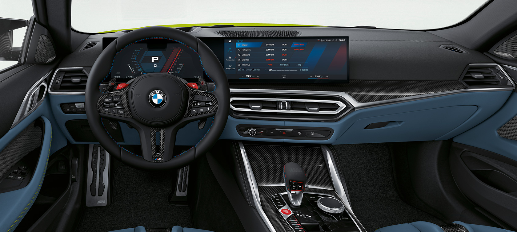 BMW M4 Coupé G82 cockpit BMW M4 Coupé G82 cockpit interieur