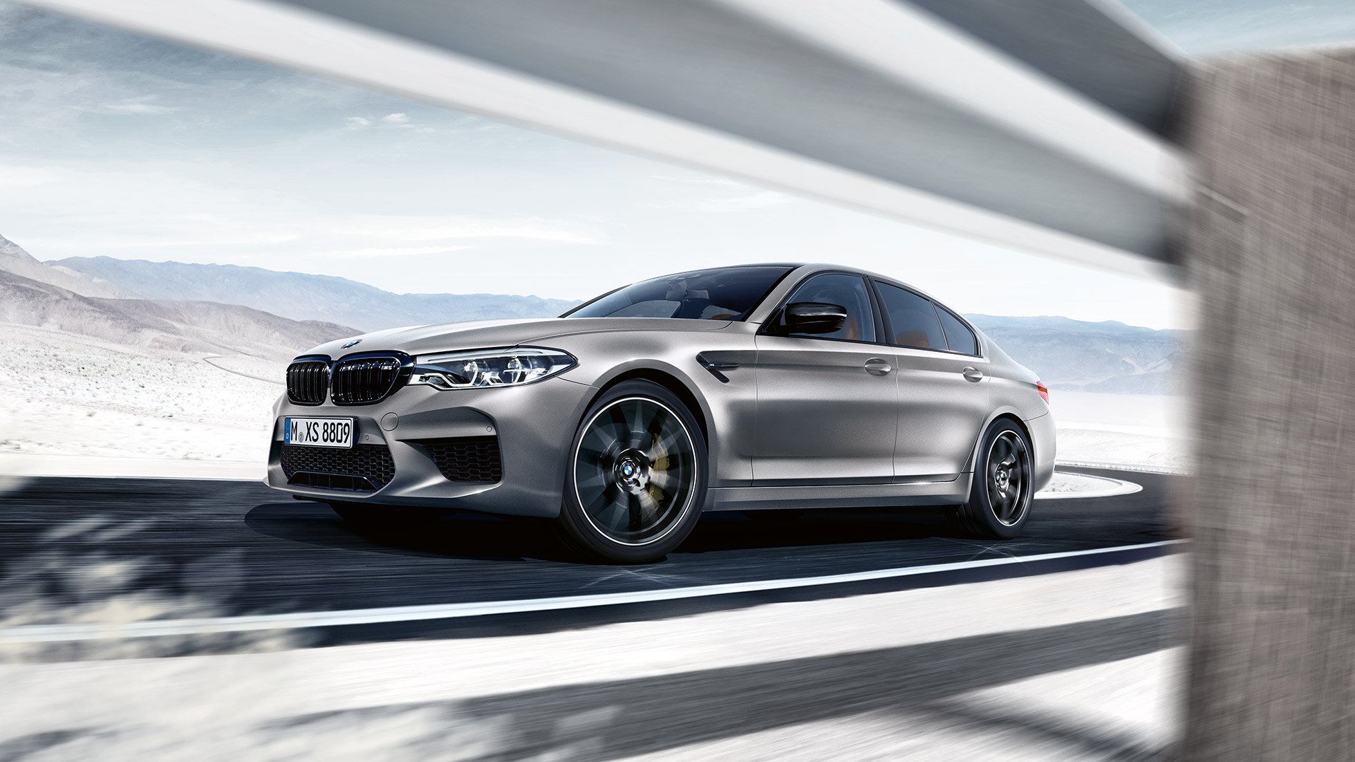 Lichtmetalen wielen BMW M5 Competition design zijaanzicht