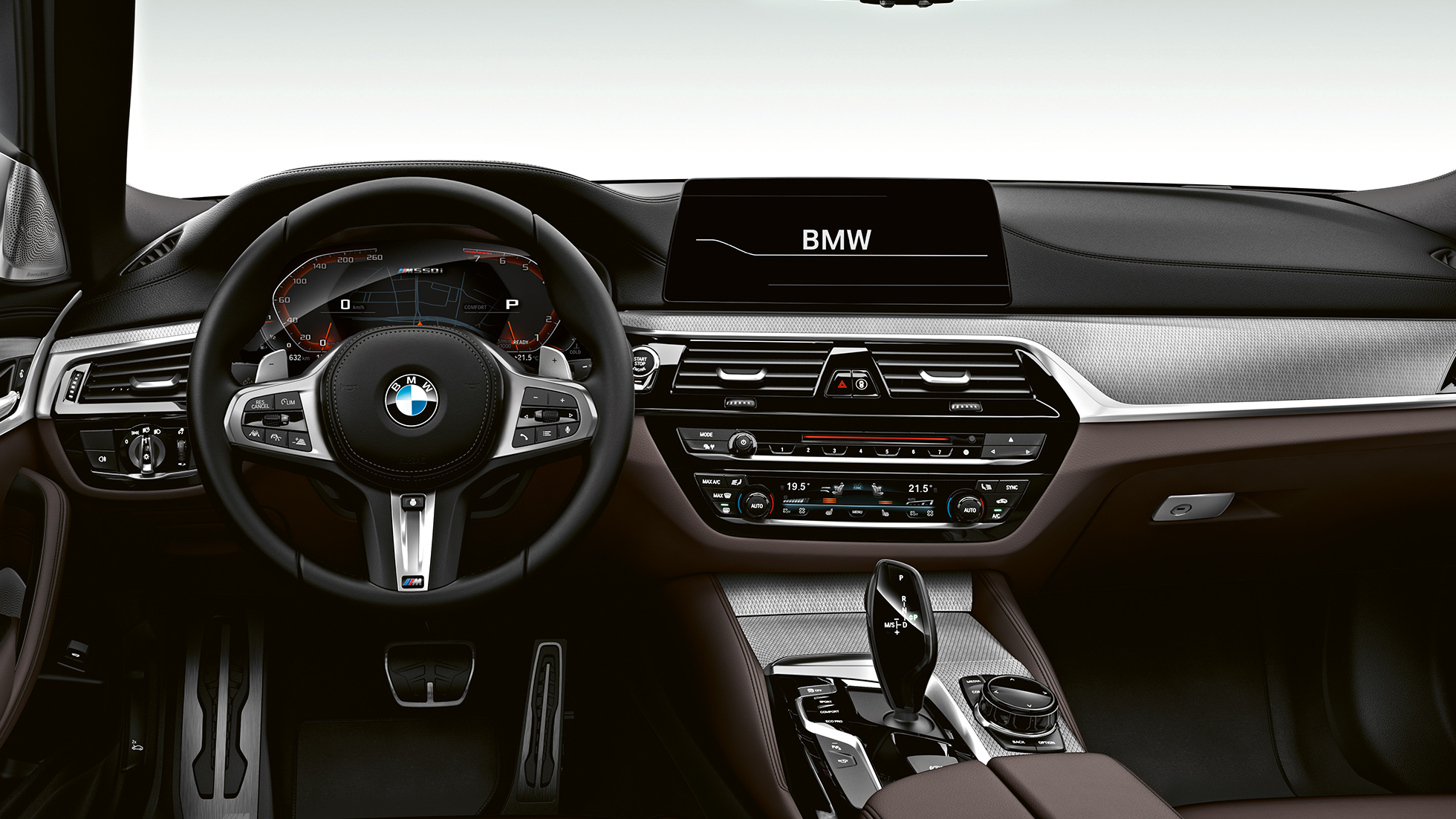 Cockpit BMW M550i en BMW M550d design cockpit
