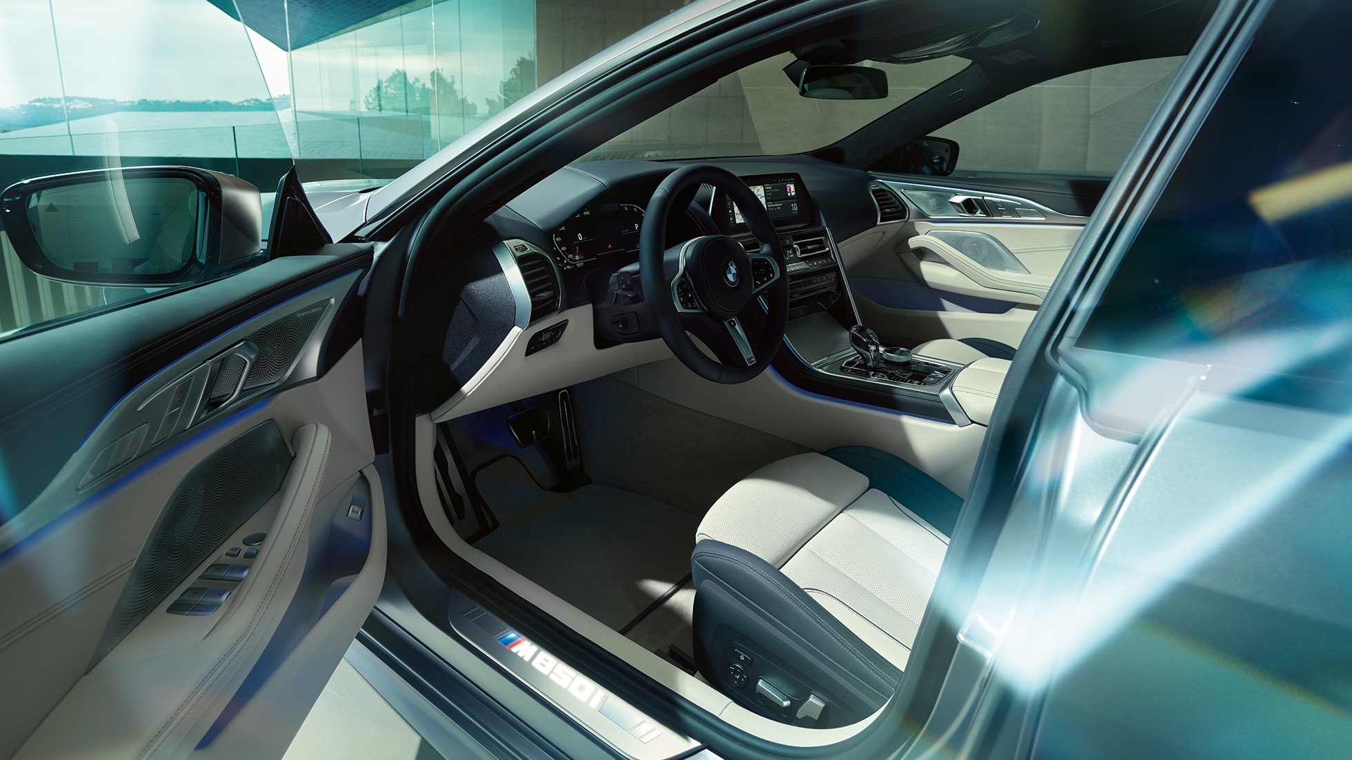 BMW M850i xDrive Gran Coupé, cockpit BMW M850i xDrive Gran Coupé, design, cockpit