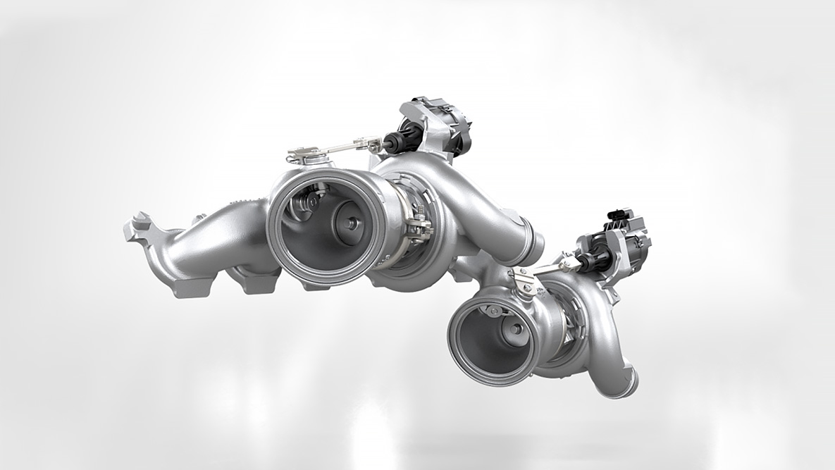 High-performance M TwinPower Turbo 6-cilinder benzinemotor, M TwinPower Turbo technologie. BMW X3 M Competition en BMW X3 M, high-performance M TwinPower Turbo 6-cilinder benzinemotor, M TwinPower Turbo technologie.