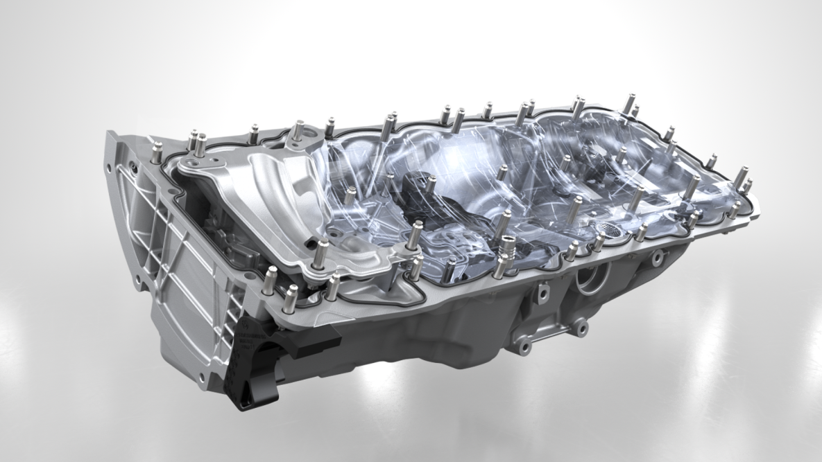 High-performance M TwinPower Turbo 6-cilinder benzinemotor, olietoevoer. BMW X3 M Competition en BMW X3 M, high-performance M TwinPower Turbo 6-cilinder benzinemotor, olietoevoer