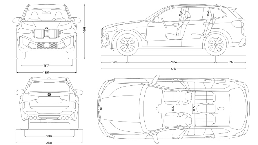 BMW X3 M Competition F97 LCI facelift technische gegevens BMW X3 M Competition F97 LCI facelift technische gegevens