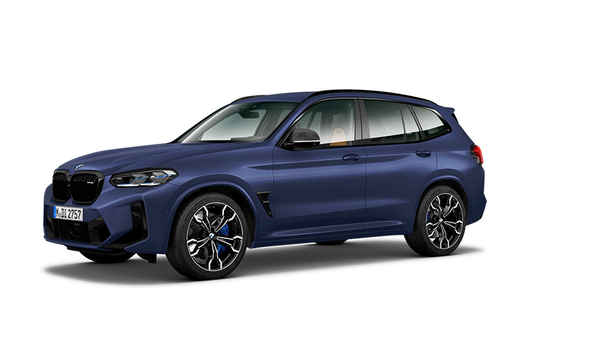 BMW M modellen BMW X3 M F97 driekwart zijaanzicht BMW M modellen BMW X3 M F97 driekwart zijaanzicht