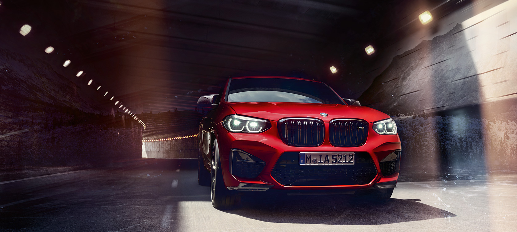 BMW X4 M vooraanzicht BMW X4 M vooraanzicht