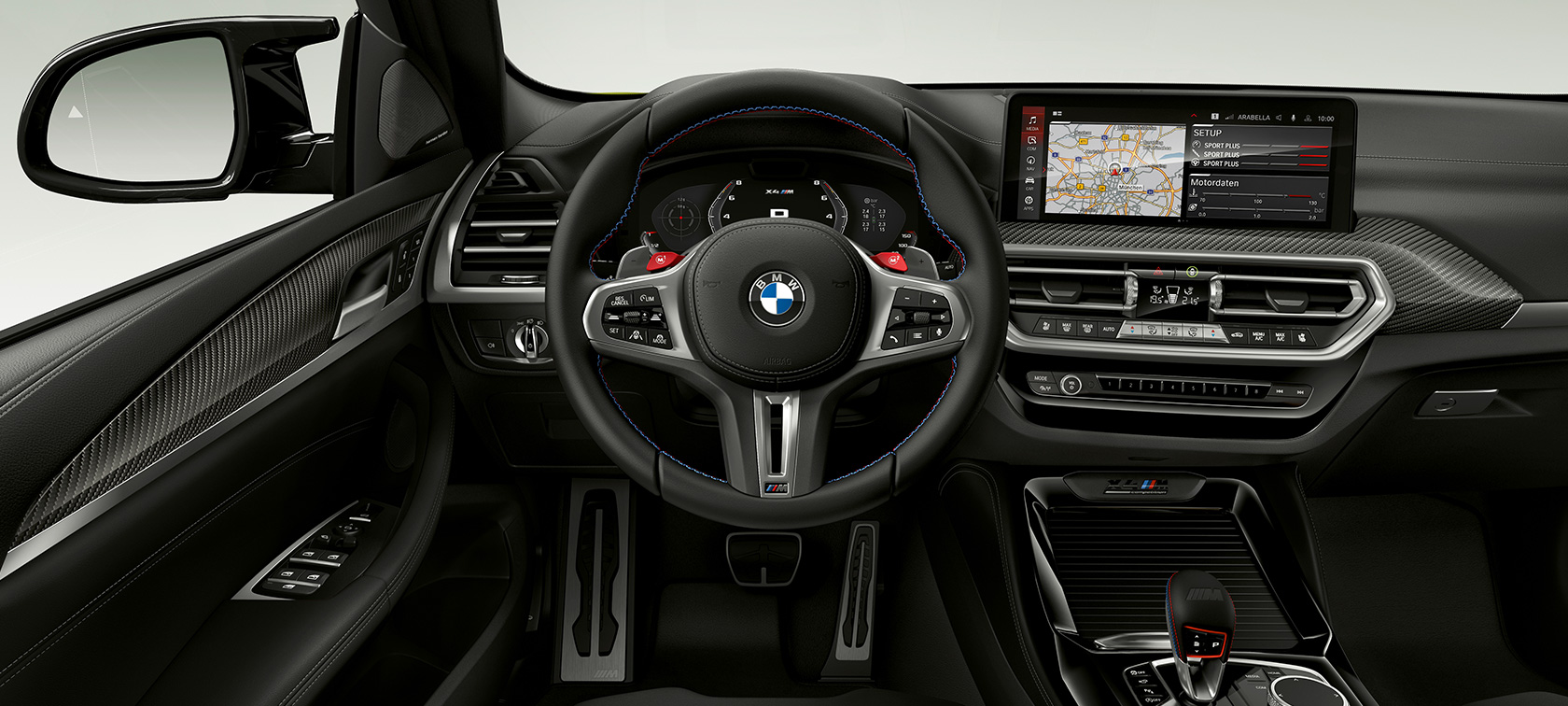 Cockpit BMW X4 M SUV Competition F98 LCI facelift BMW X4 M SUV Competition F98 LCI facelift cockpit interieur