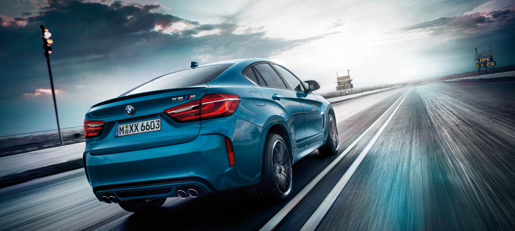 De BMW X6 M. De BMW X6 M.