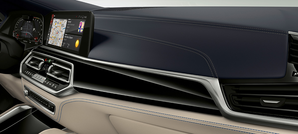 BMW X6 M Individual F96 2020 interieur BMW X6 M F96 2020 Individual interieurlijsten in Pianolack Schwarz