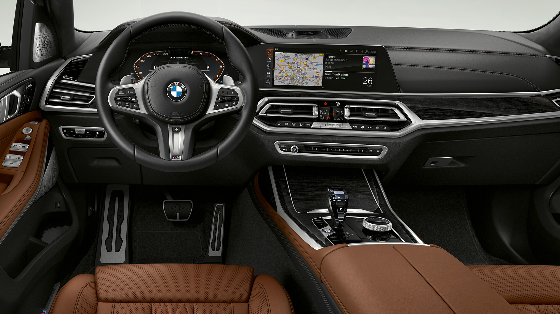 BMW X7 M50i, interieur BMW X7 M modellen M50d en M50i, interieur, G07, 2019