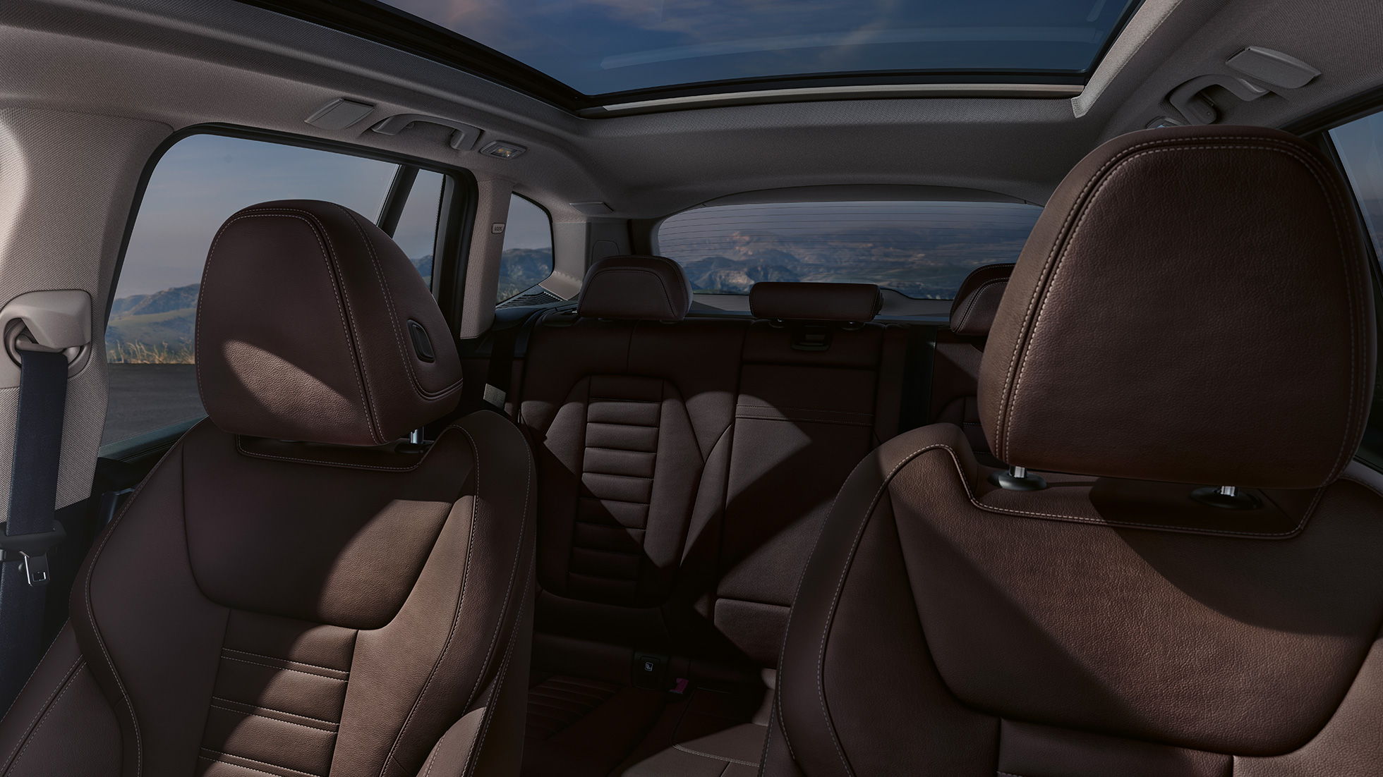 Sportstoel in leder Vernasca Mokka BMW iX3 G08 Sportstoel in leder Vernasca Mokka BMW iX3 G08 interieur