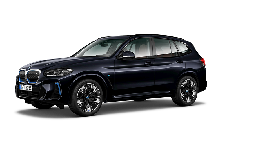 BMW X modellen BMW iX3 G08 driekwart zijaanzicht BMW X modellen BMW iX3 G08 driekwart zijaanzicht