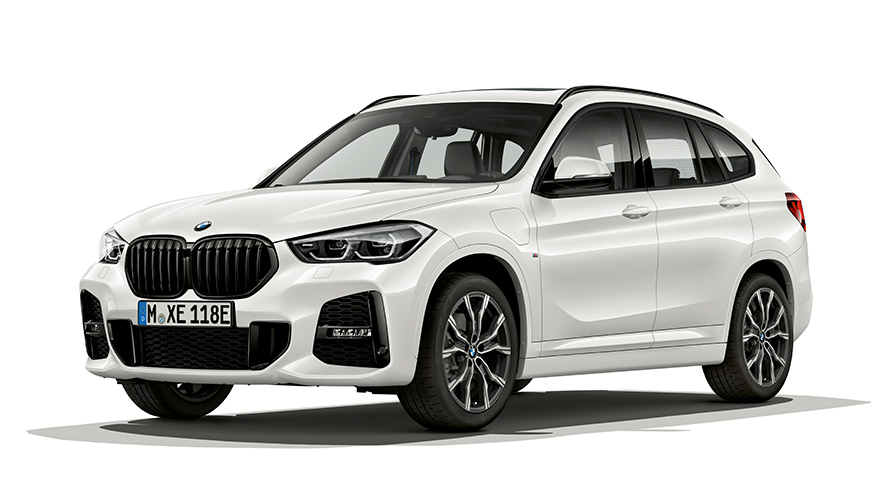 BMW X1 Plug-in Hybride F48 driekwart zijaanzicht BMW X modellen BMW X1 Plug-in Hybride F48 driekwart zijaanzicht