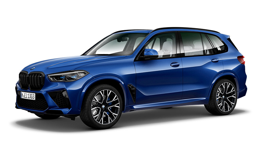 BMW X modellne BMW X5 M model G05 MP driekwart zijaanzicht BMW X modellne BMW X5 M model G05 MP driekwart zijaanzicht