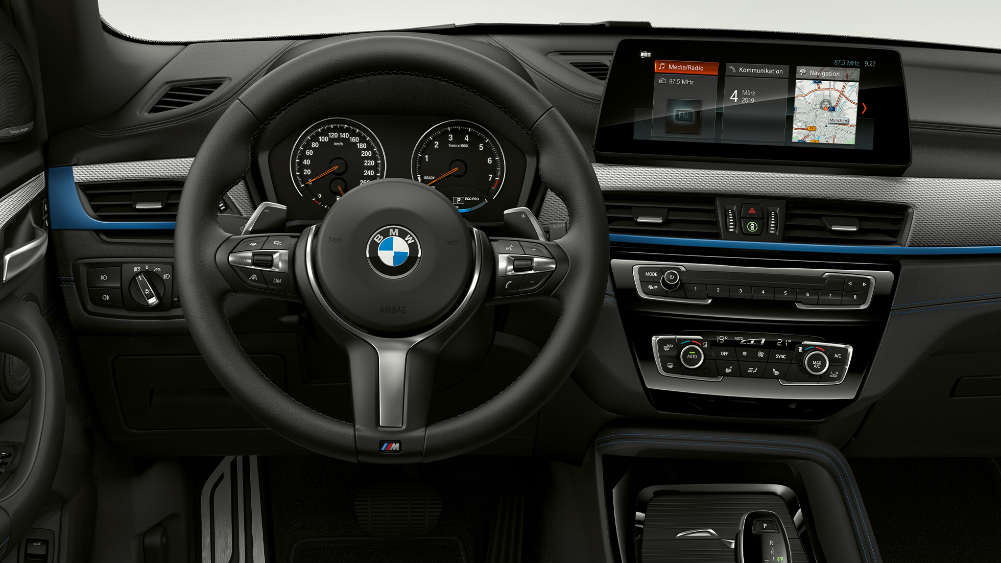 BMW X1, Model M Sport, interieur BMW X1, Model M Sport, interieur cockpit