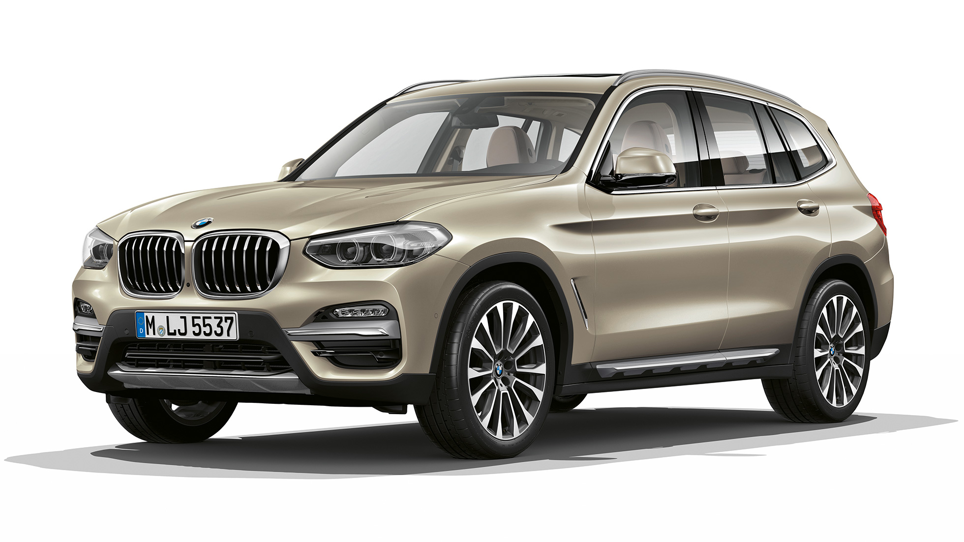 BMW X3 M40i, Model Luxury Line, driekwart vooraanzicht BMW X3 M40i, Model Luxury Line, driekwart vooraanzicht