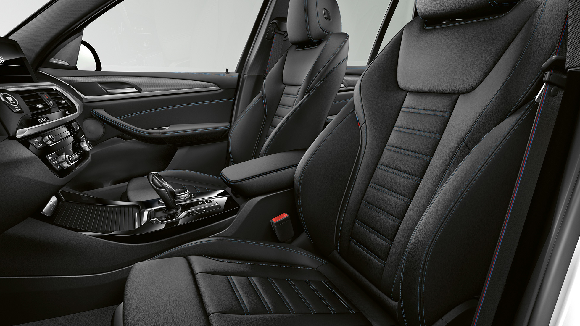 BMW X3 M40i, Model M Sport, stoelen BMW X3 M40i, Model M Sport, stoelen