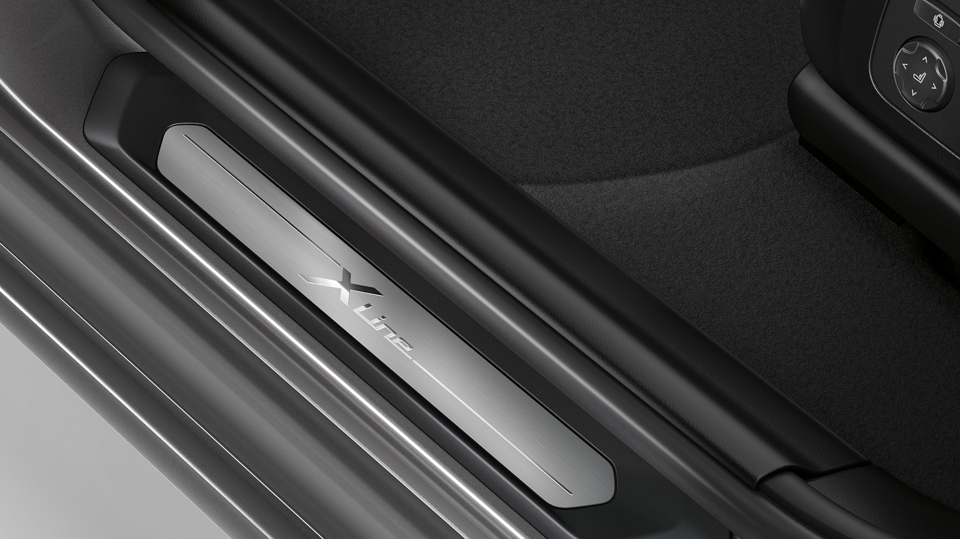 BMW X3 M40i, Model xLine, dorpellijsten BMW X3 M40i, Model xLine, dorpellijsten