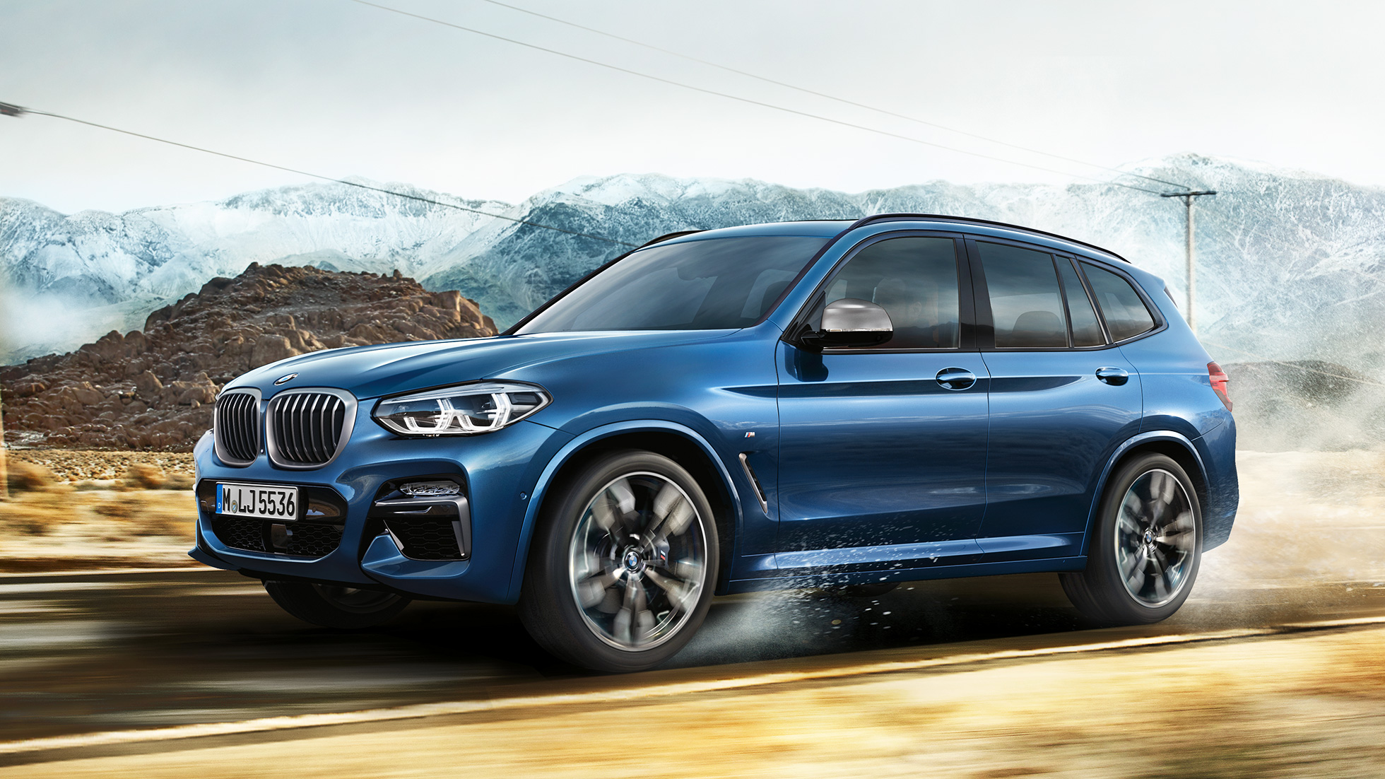 BMW X3 M40i, wiel en spatbord BMW X3 M40i, wiel en spatbord