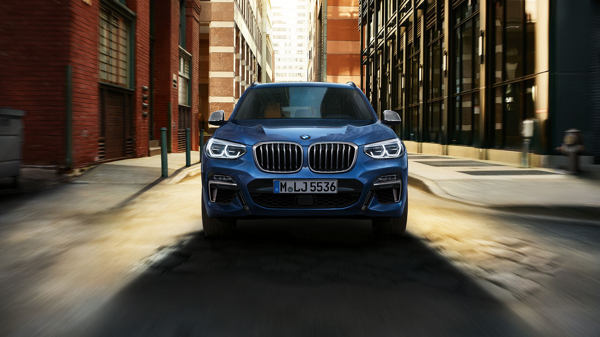 BMW X3 M40i, vooraanzicht BMW X3 M40i, vooraanzicht