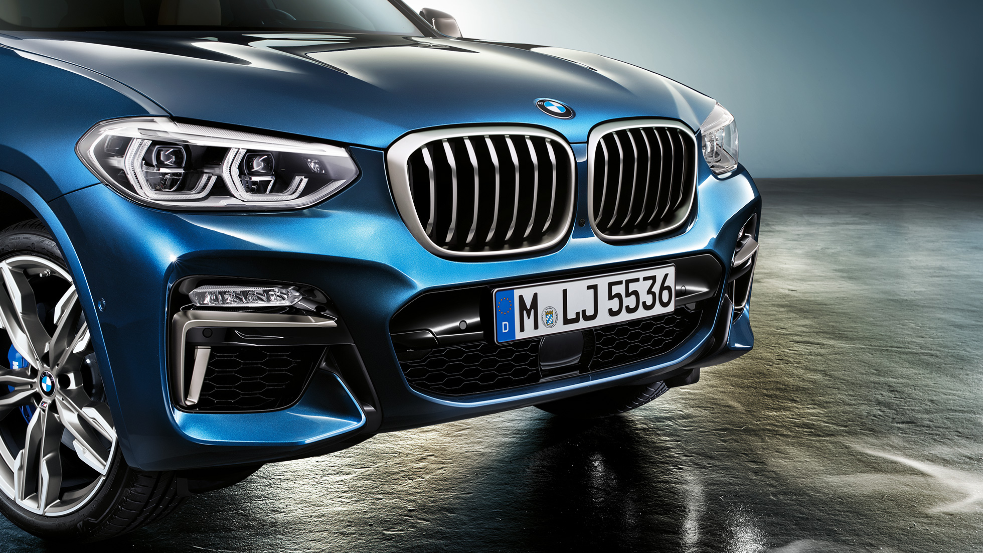 BMW X3 M40i, voorbumper en nierengrille BMW X3 M40i, voorbumper en nierengrille